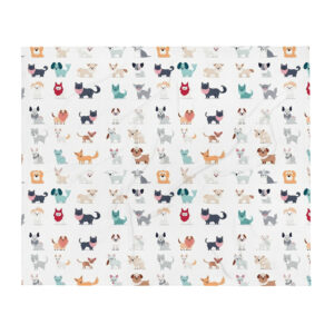 Doggies Throw Blanket